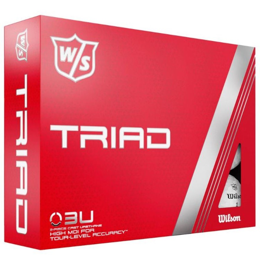 Wilson | Wilson - Balles Triad R - Blanc