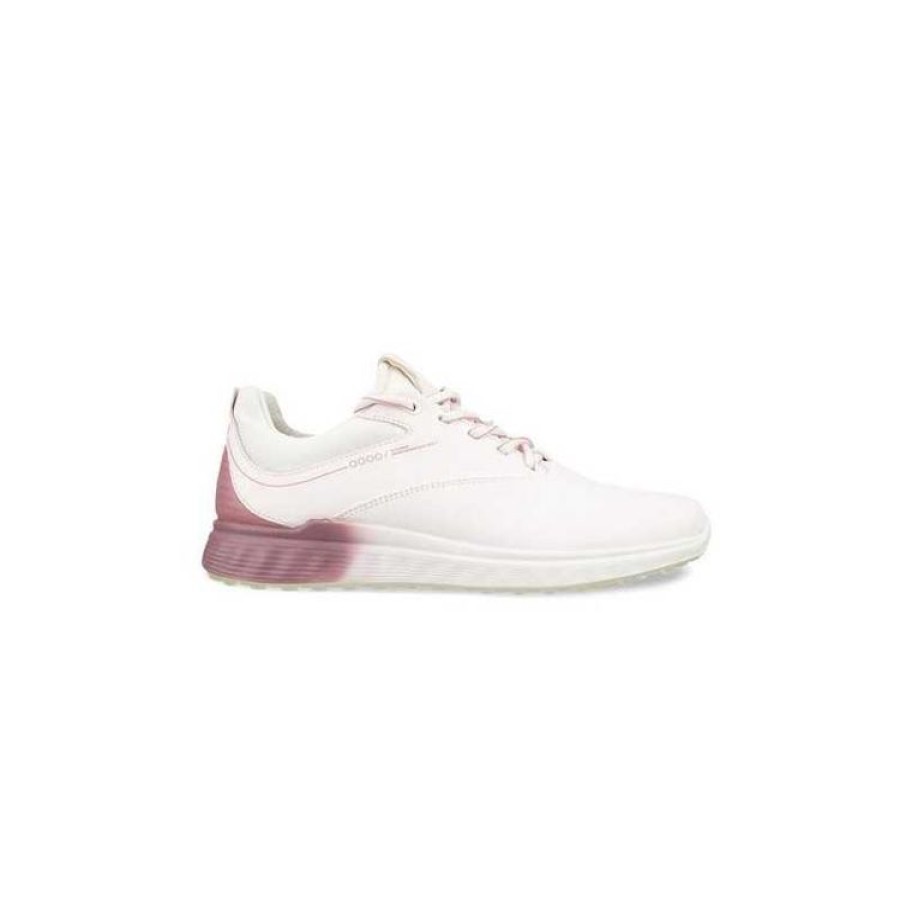 Ecco Femmes | Ecco - Chaussures Femme Golf S-Three - Rose Clair