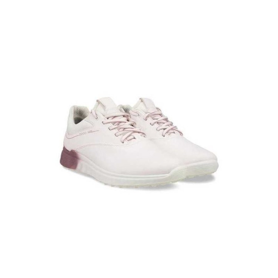 Ecco Femmes | Ecco - Chaussures Femme Golf S-Three - Rose Clair