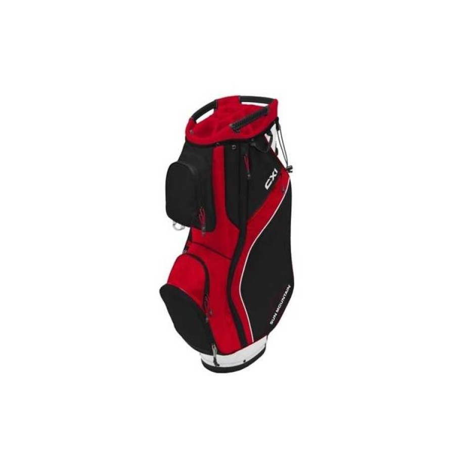 Sun Mountain Sacs De Golf Chariot | Sun Mountain - Sac Chariot Cx1- Blanc/Noir/Rouge