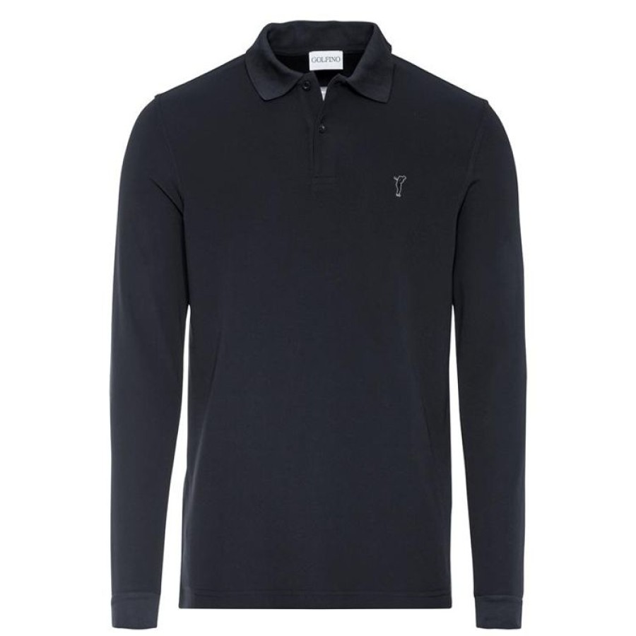 Golfino Polos | Golfino - Polo Turnberry Longues Manches - Marine