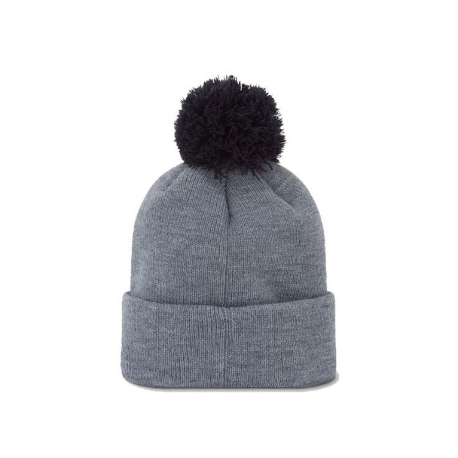 Footjoy Bonnets & Bandeaux | Footjoy - Bonnet A Pompom Uni - Gris