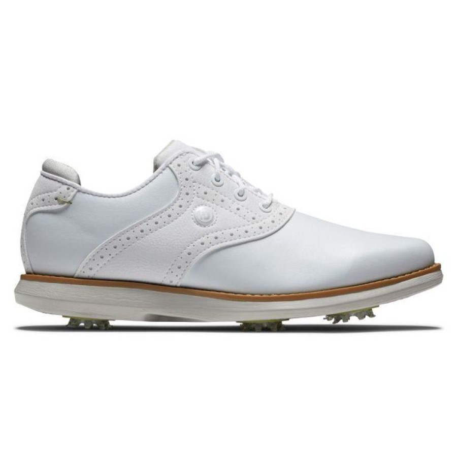 Footjoy Femmes | Footjoy - Chaussures Traditions Femme - Blanc/Blanc