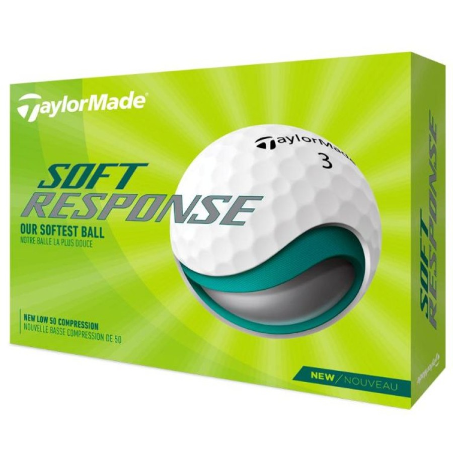 Taylormade | Taylormade - 12 Balles Soft Response - Blanc