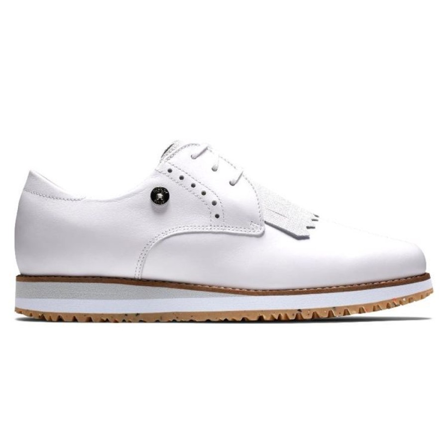 Footjoy Femmes | Footjoy - Chaussures Retro Sport Femme - Blanc-