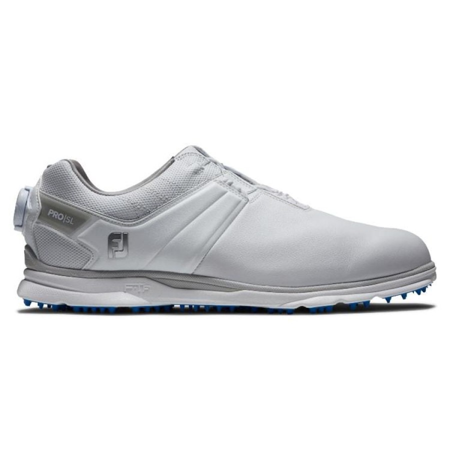 Footjoy Hommes | Footjoy - Chaussures Pro Sl Boa - Blanc-Gris