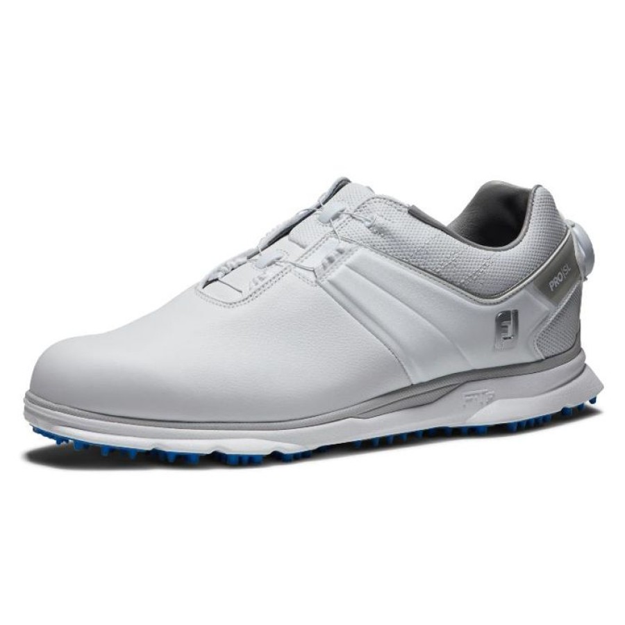 Footjoy Hommes | Footjoy - Chaussures Pro Sl Boa - Blanc-Gris