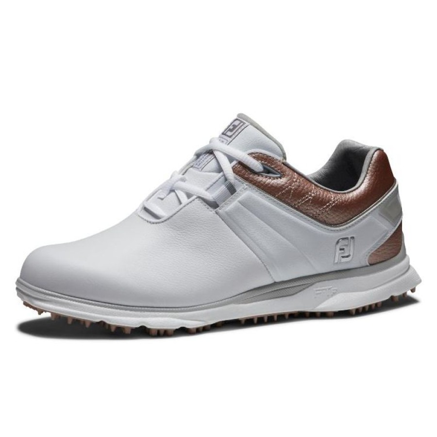 Footjoy Femmes | Footjoy - Chaussures Pro Sl Femme - Blanc-Rose