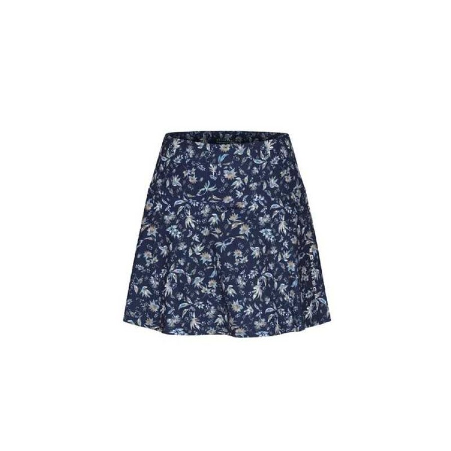 Rohnisch Shorts & Bermudas | Rohnisch - Jupe Amy Regular - Marine Motifs De Fleurs