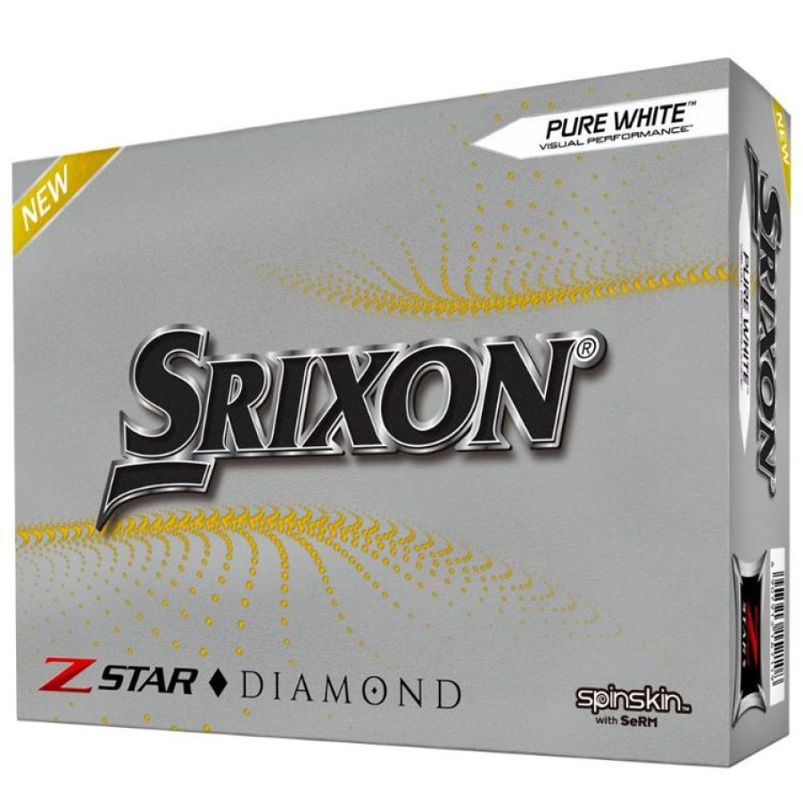 Srixon | Srixon - 12 Balles Z-Star Diamond - Blanc