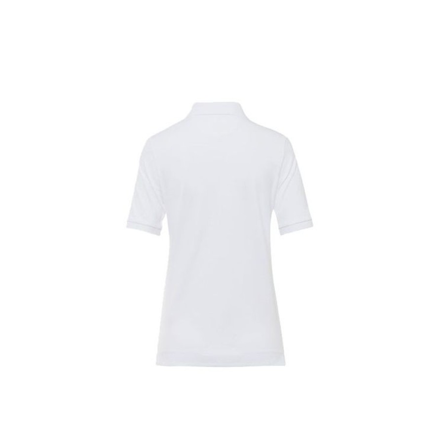 Brax Pols | Brax - Polo Cleo Manches Courtes Femme - Blanc