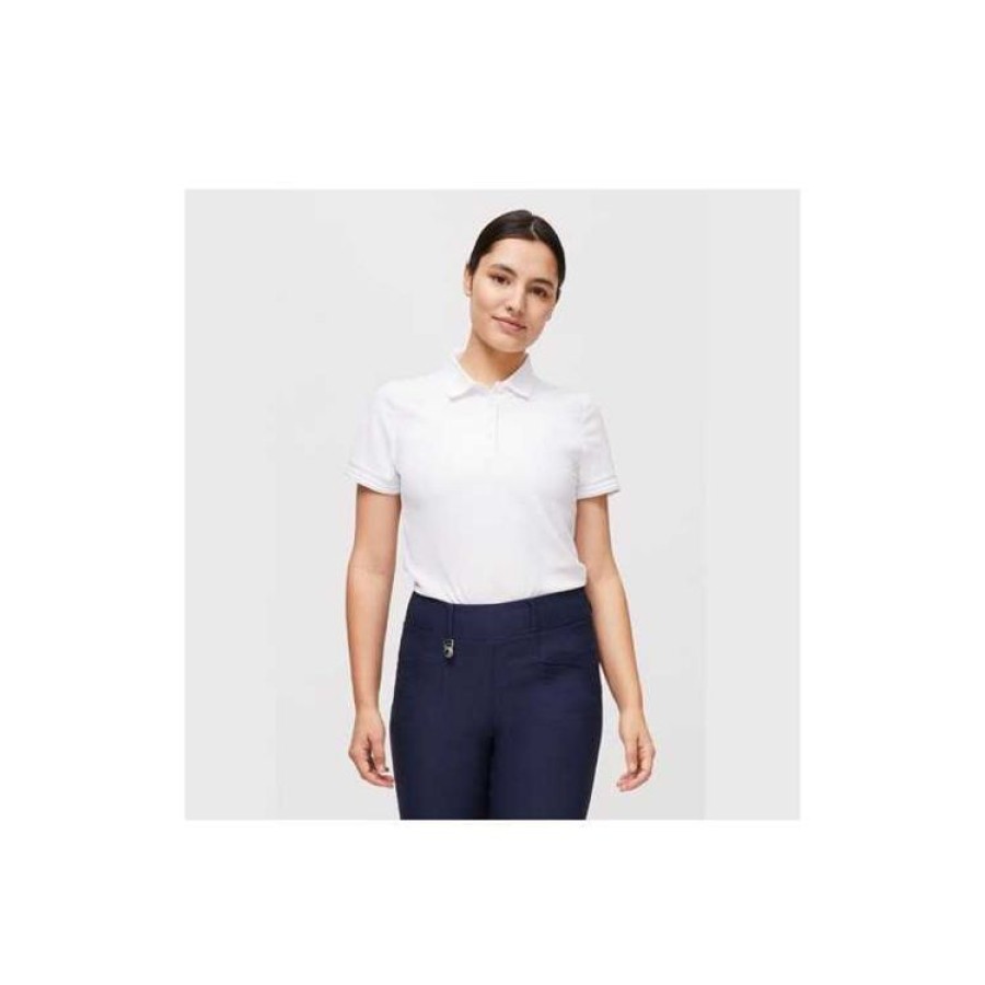 Rohnisch Pols | Rohnisch - Polo Miriam Structure Femme - Blanc