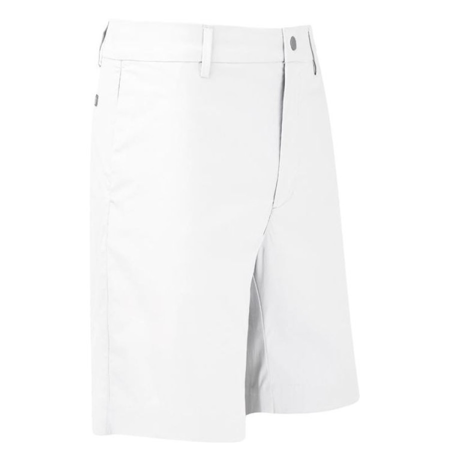 Footjoy Pantalons | Footjoy - Short Fj Lite - Slim Fit - Blanc