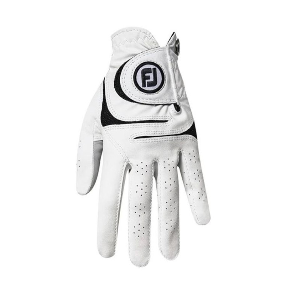 Footjoy Gatnts De Golf | Footjoy - Gant Weathersof Femme Droitiere - Blanc