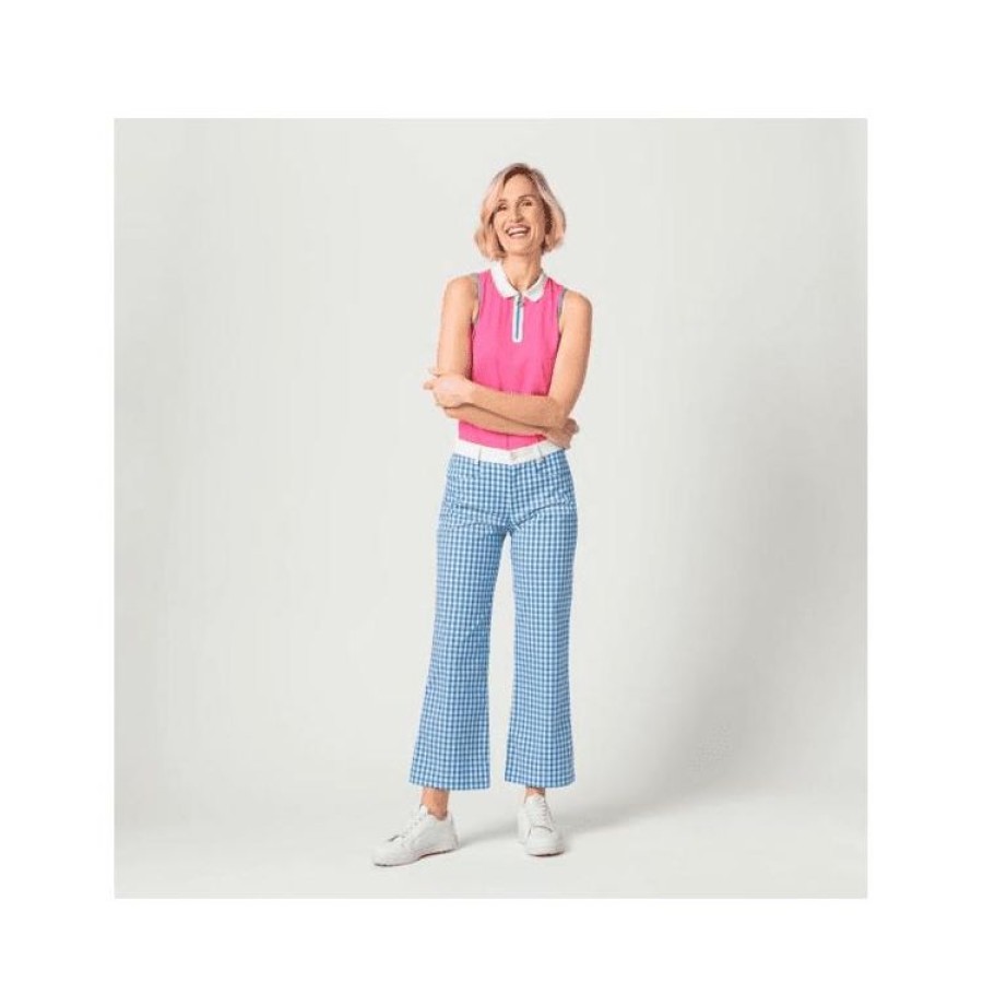 Golfino Gillets & Pulls | Golfino Pantalon Femme Surfing California Vichy