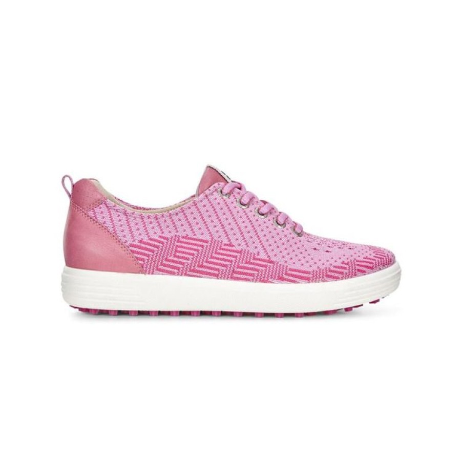 Ecco Femmes | Ecco - Chaussures Women'S Golf Casual Hybrid - Rose