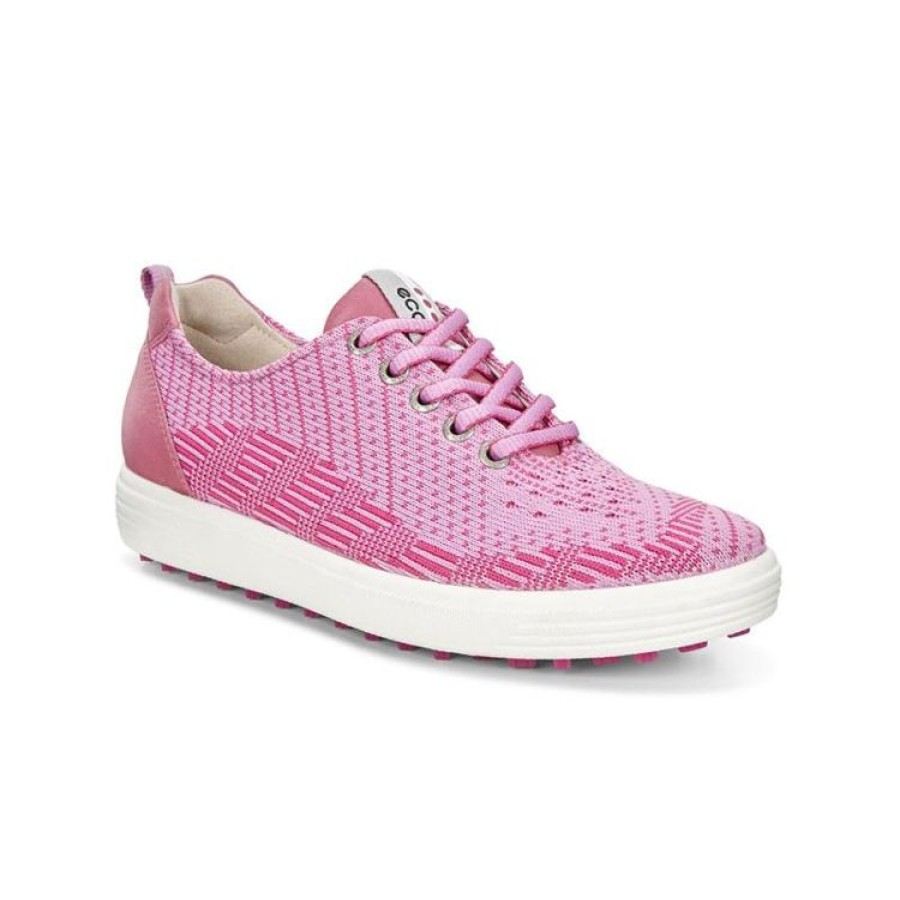 Ecco Femmes | Ecco - Chaussures Women'S Golf Casual Hybrid - Rose