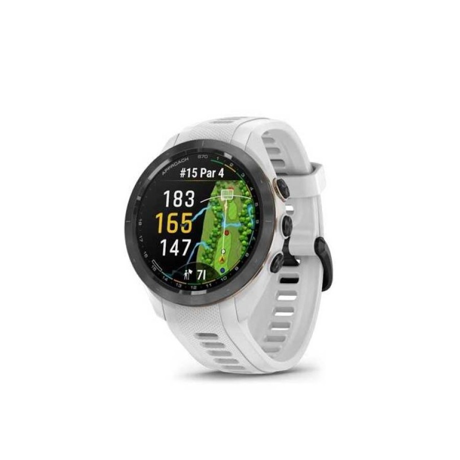 Garmin Montres Gps De Golf | Garmin - Montre Approach S70 (42Mm Blanc)