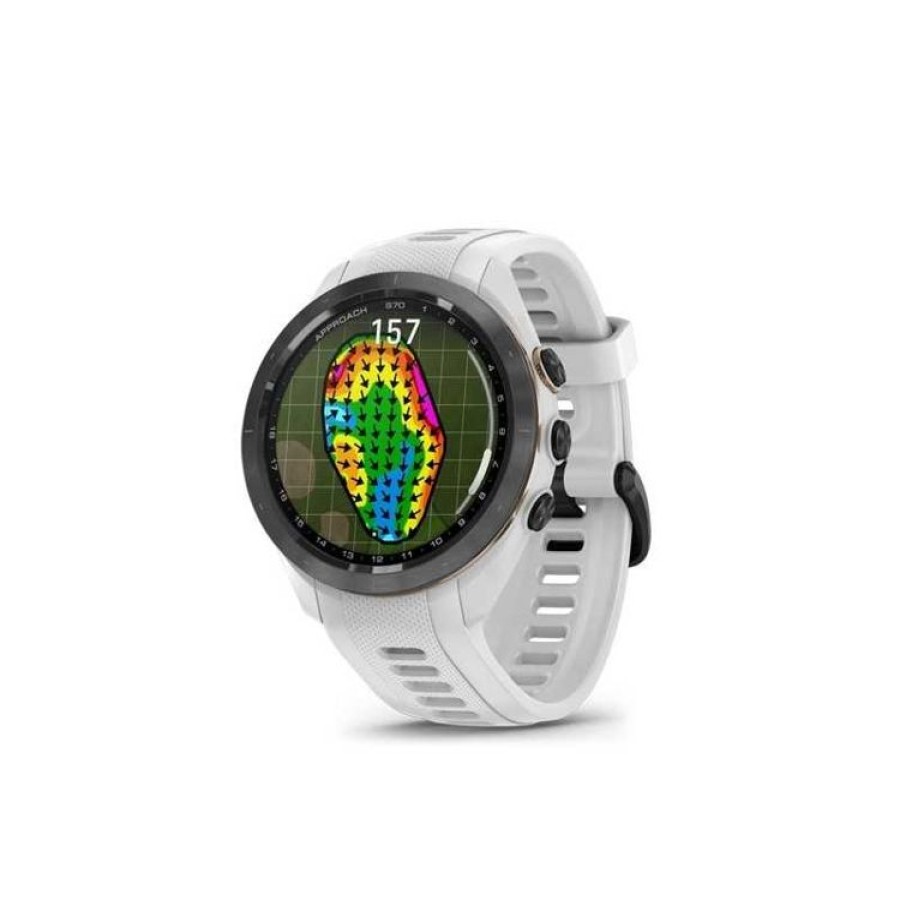 Garmin Montres Gps De Golf | Garmin - Montre Approach S70 (42Mm Blanc)