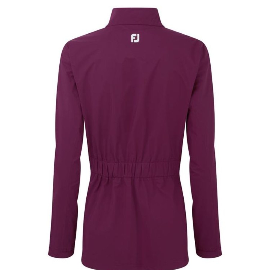 Footjoy Pantalons | Footjoy - Veste De Pluie Hydrolite Femme - Prune