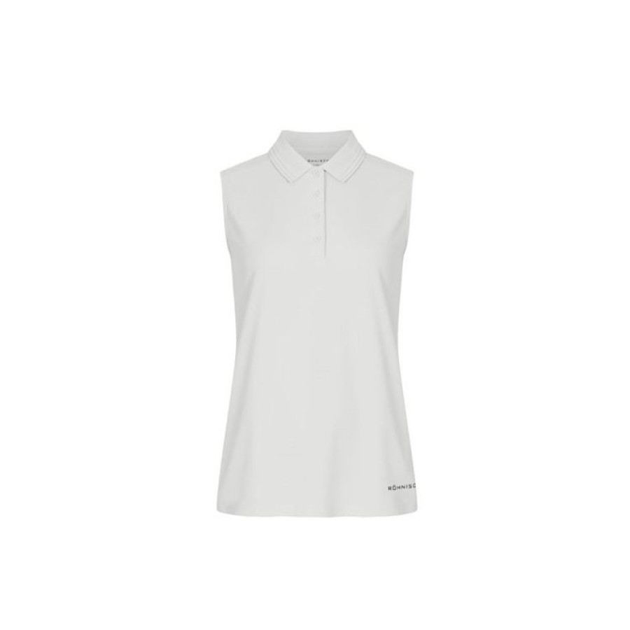 Rohnisch Pols | Rohnisch - Polo Sans Manche Miriam Structure - Blanc