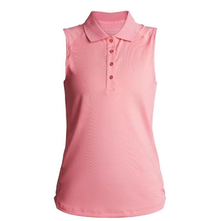 Rohnisch Pols | Rohnisch - Polo Sans Manche Rumi Femme - Rose