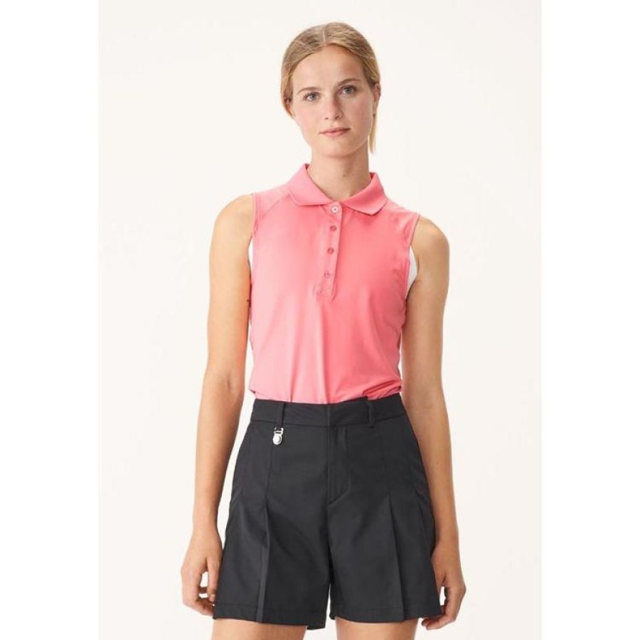 Rohnisch Pols | Rohnisch - Polo Sans Manche Rumi Femme - Rose