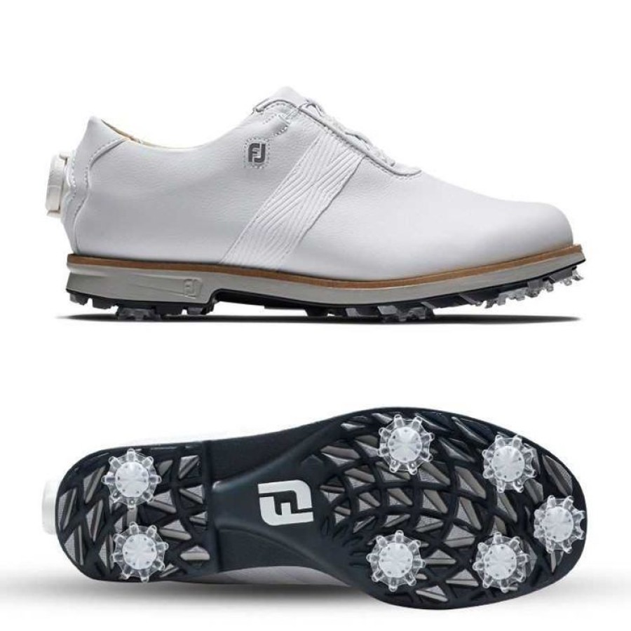 Footjoy Femmes | Footjoy - Chaussures Premiere Series Boa Femme - Blanc