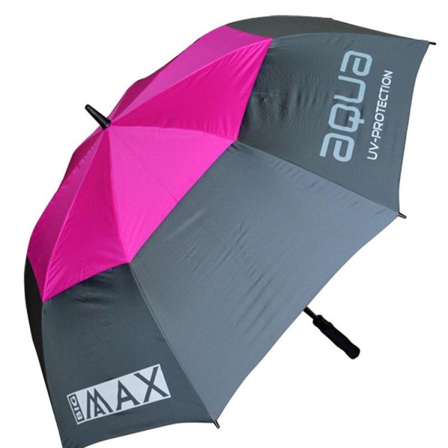 Bigmax Parapluies De Golf | Big Max - Parapluie Aqua Uv - Gris-Rose