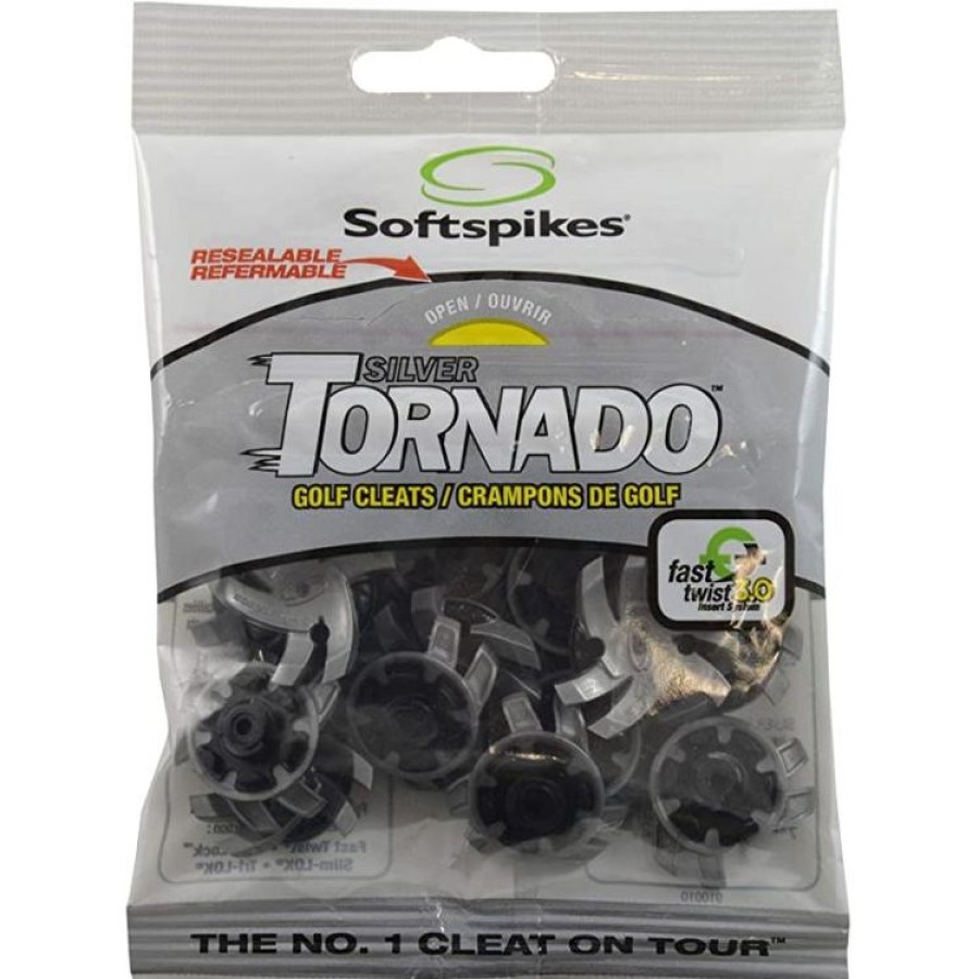 Softspikes Acccessoires De Chaussures | Softspikes - Crampons Tornado - Fast Twist - Gris/Noir