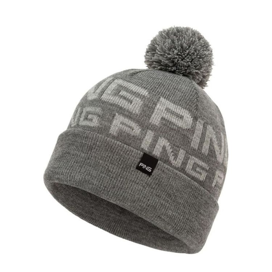 Ping Bonnets & Bandeaux | Ping - Bonnet Pompon -Gris