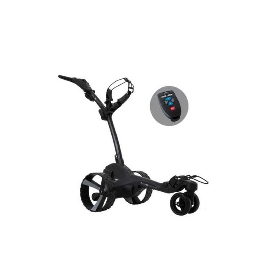 Mgi Chariots Electriques De Golf | Mgi - Chariot Electrique Zip Navigator V2 Telecommande - Noir