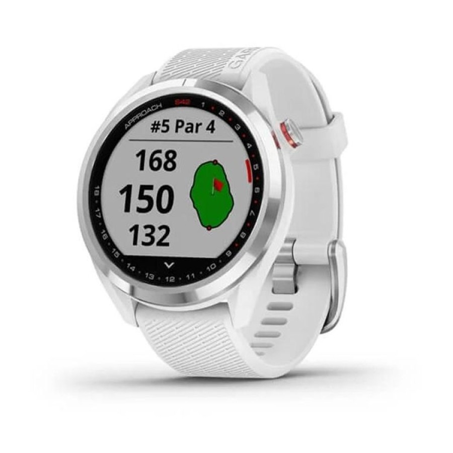 Garmin Montres Gps De Golf | Garmin - Montre Approach S42 - Blanc