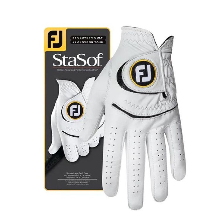 Footjoy Gants De Golf Droitiers | Footjoy- Gant Stasof Homme Droitier - Blanc