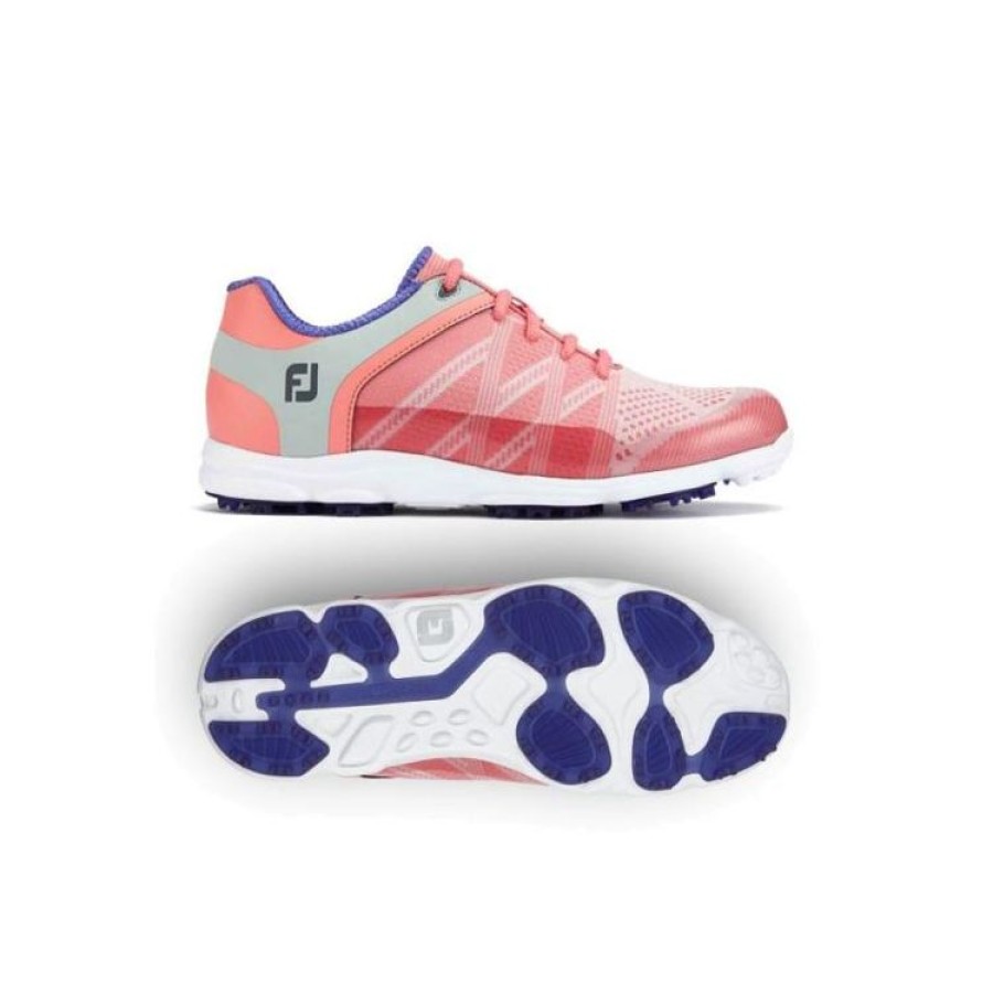 Footjoy Femmes | Footjoy - Chaussures Sport Sl - Rose/Bleu