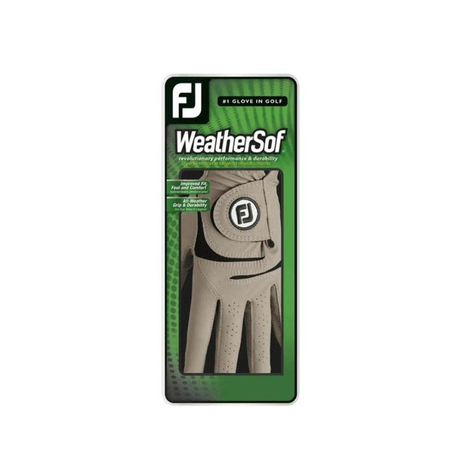 Footjoy Gatnts De Golf | Footjoy Gants Weathersof Llh Taupe Femme