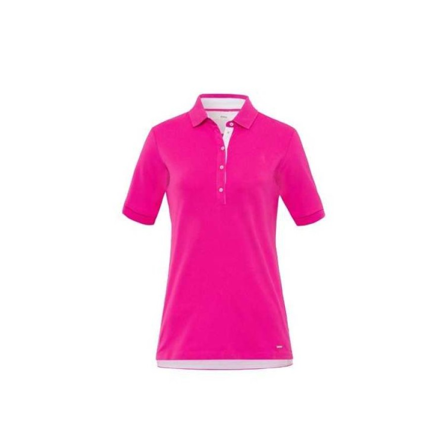 Brax Pols | Brax Polo Cleo Manches Courtes Femme - Fuchsia