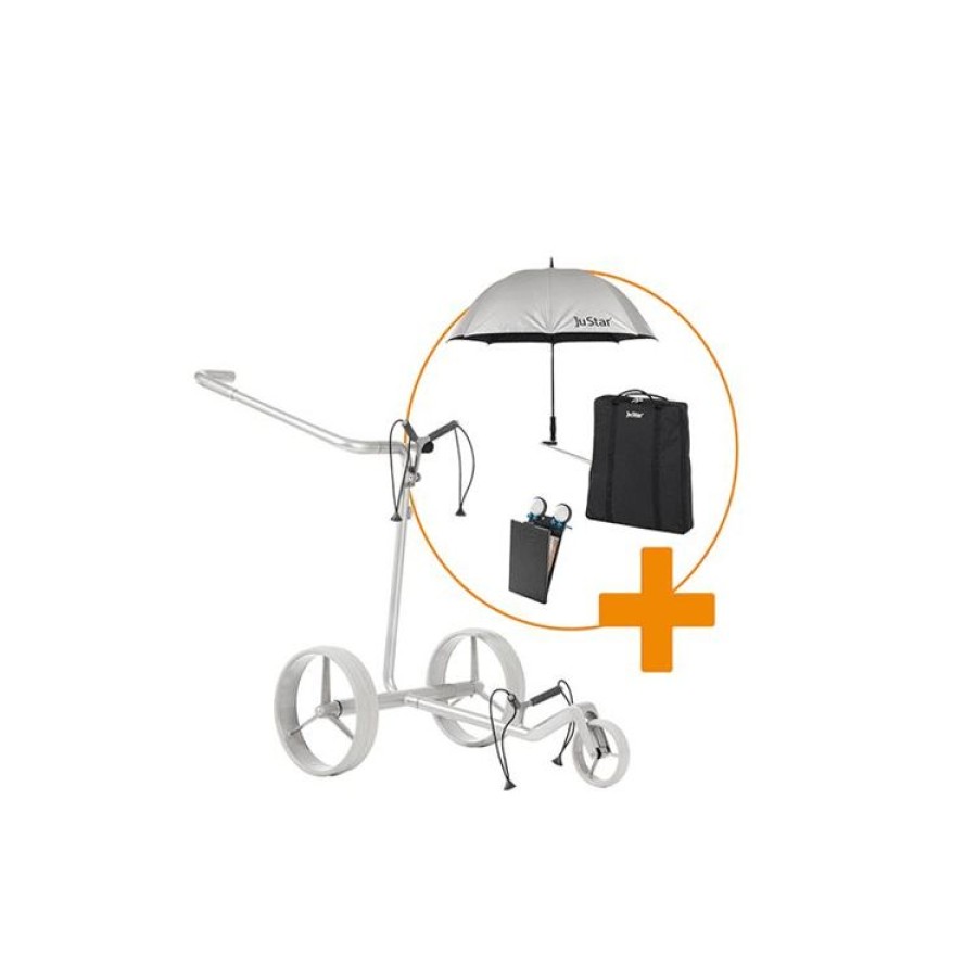 Justar Chariots Electriques De Golf | Justar - Chariot Justar Carbon Light Set1