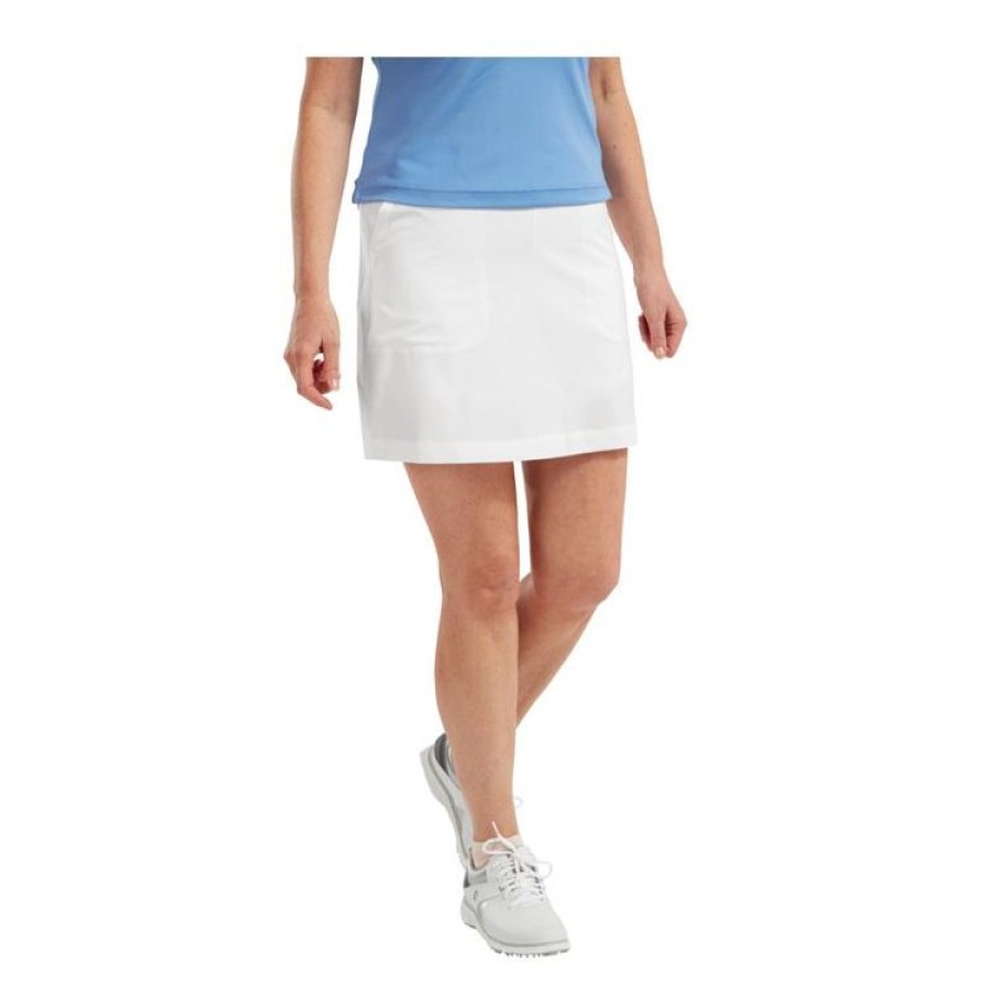 Footjoy Shorts & Bermudas | Footjoy- Jupe Golf Leisure Lightweight Blanc