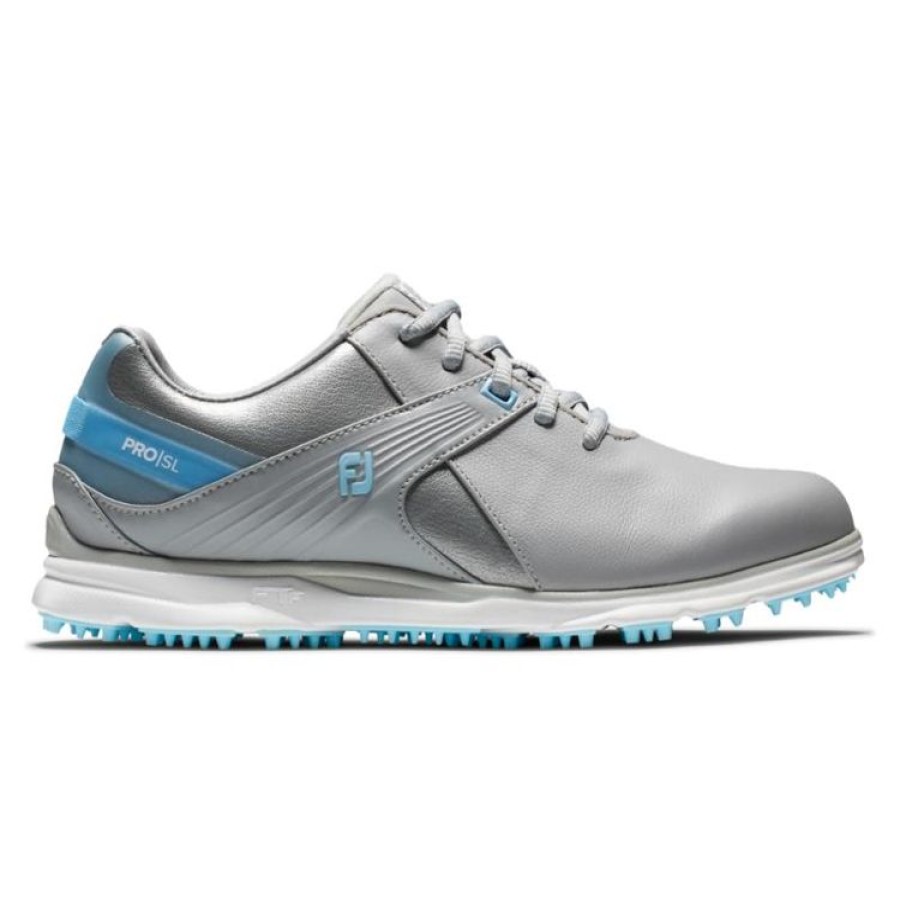 Footjoy Femmes | Footjoy - Chaussures Pro Sl - Gris/Bleu Clair