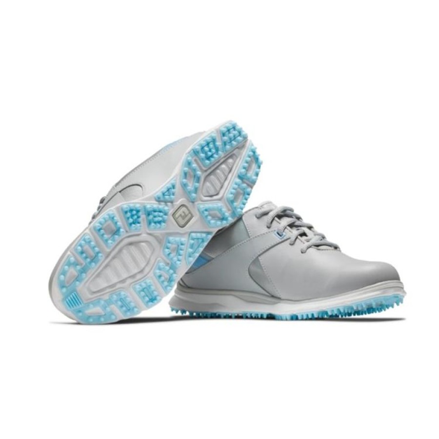 Footjoy Femmes | Footjoy - Chaussures Pro Sl - Gris/Bleu Clair