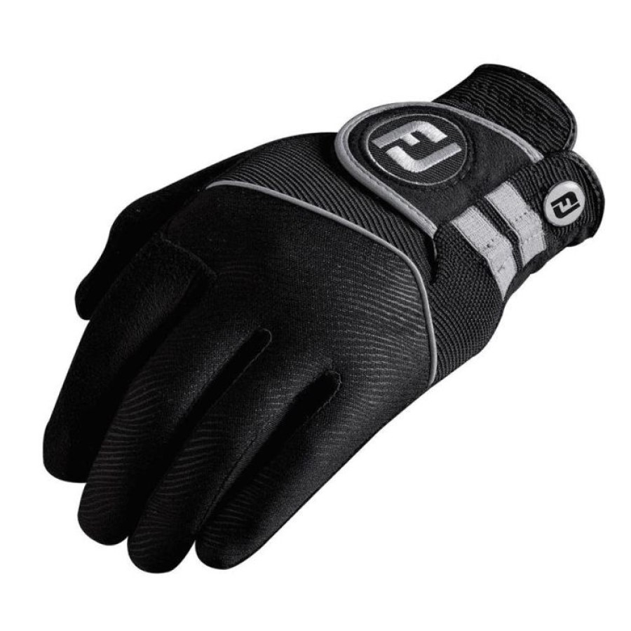 Footjoy Gants Golf Gauchers | Footjoy Gant Raingrip Xtreme Gris/Noir Femme Paire Ml