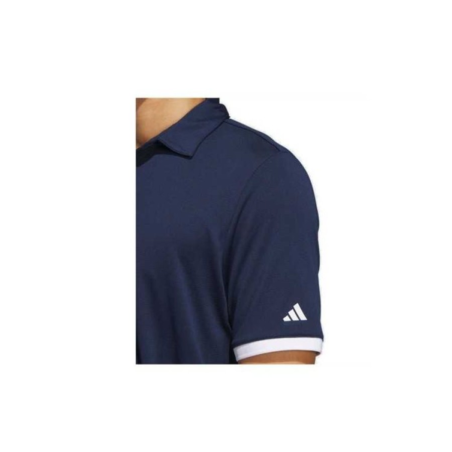 Adidas Polos | Adidas - Polo Heat.Rdy Homme - Marine/Blanc