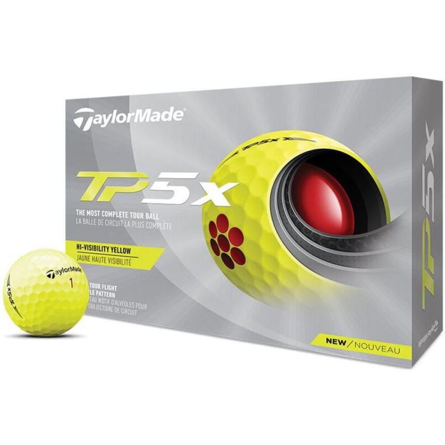 Taylormade | Taylormade - Balles Tp5X - Jaune