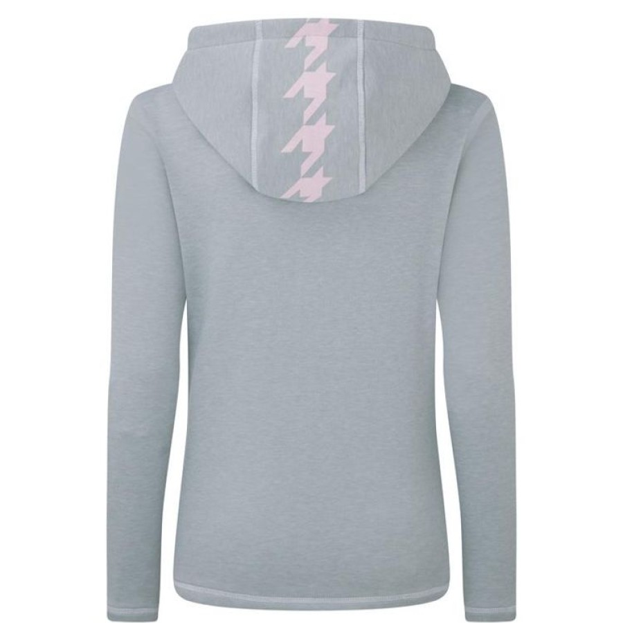 Footjoy Jupes & Robes | Footjoy - Veste-Sweat A Capuche Femme - Gris-Rose