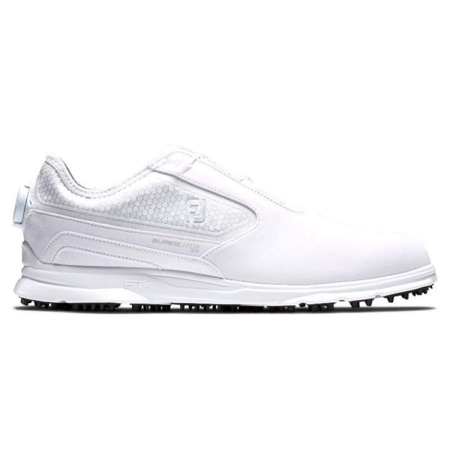 Footjoy Hommes | Footjoy - Chaussures Superlites Xp Boa - Blanc-Argent