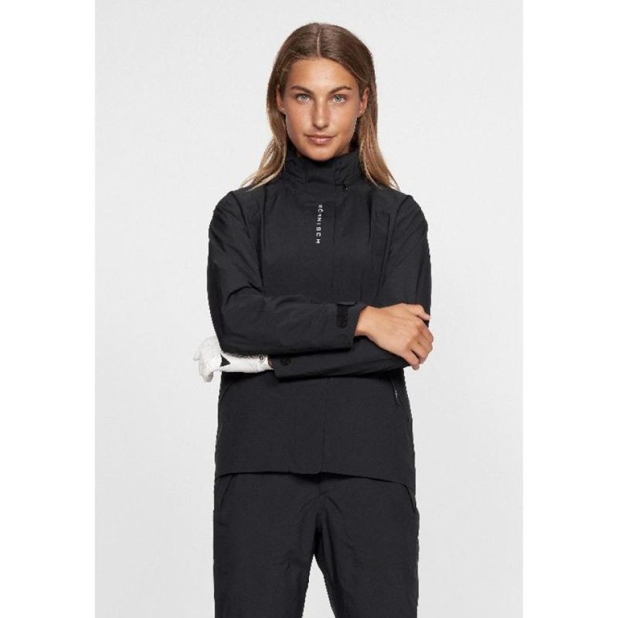 Rohnisch Pantalons | Rohnisch - Veste De Pluie Storm Femme - Noir