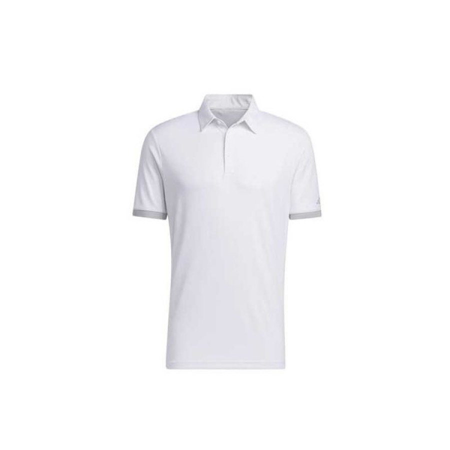 Adidas Polos | Adidas - Polo Homme Heat Ready - Blanc