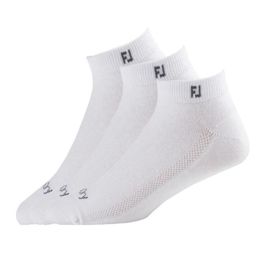 Footjoy Ceintures | Footjoy - Chaussettes Prodry Lightweight (3) Blanc