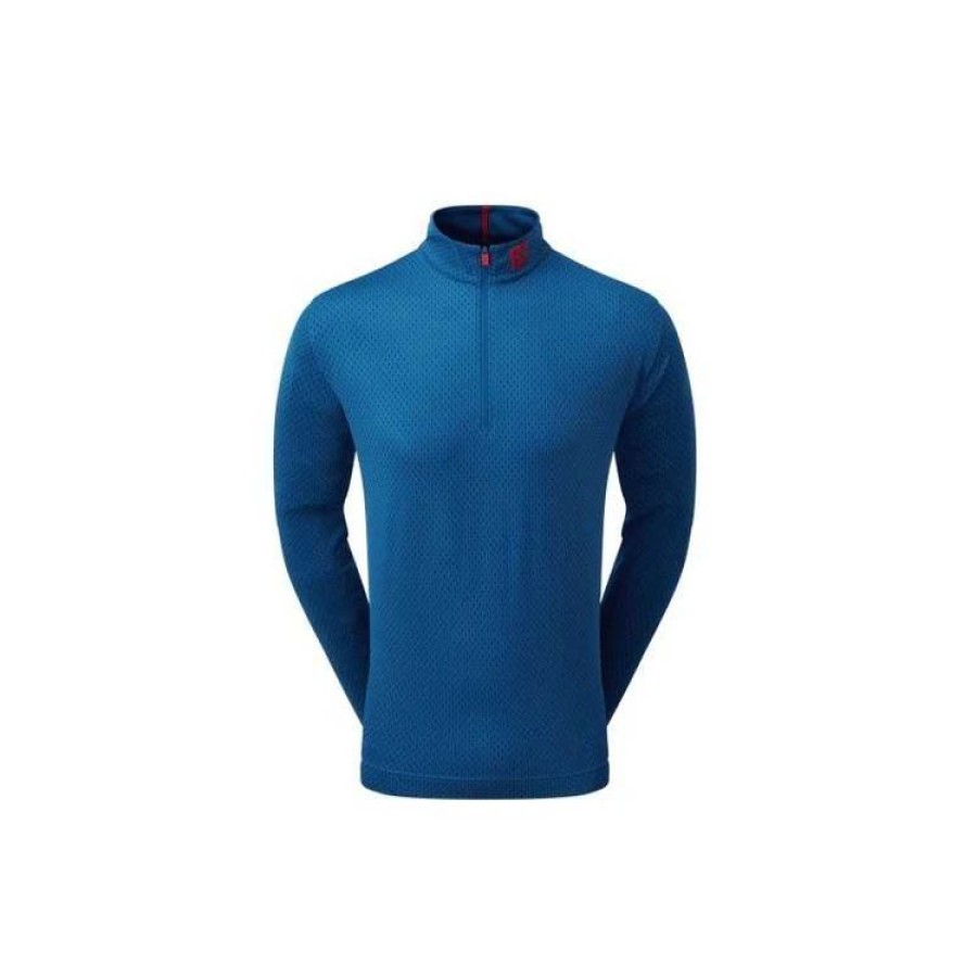 Footjoy Vestes & Blousons | Footjoy - Sweat Homme Chill Out - Bleu Imprime